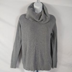 Women's Gray Cowl Neck Sweater Size Small Banana Republic